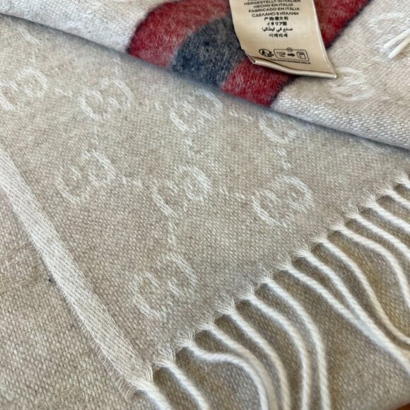 Gucci Wool Scarf - Unisex - Picture 6 of 8